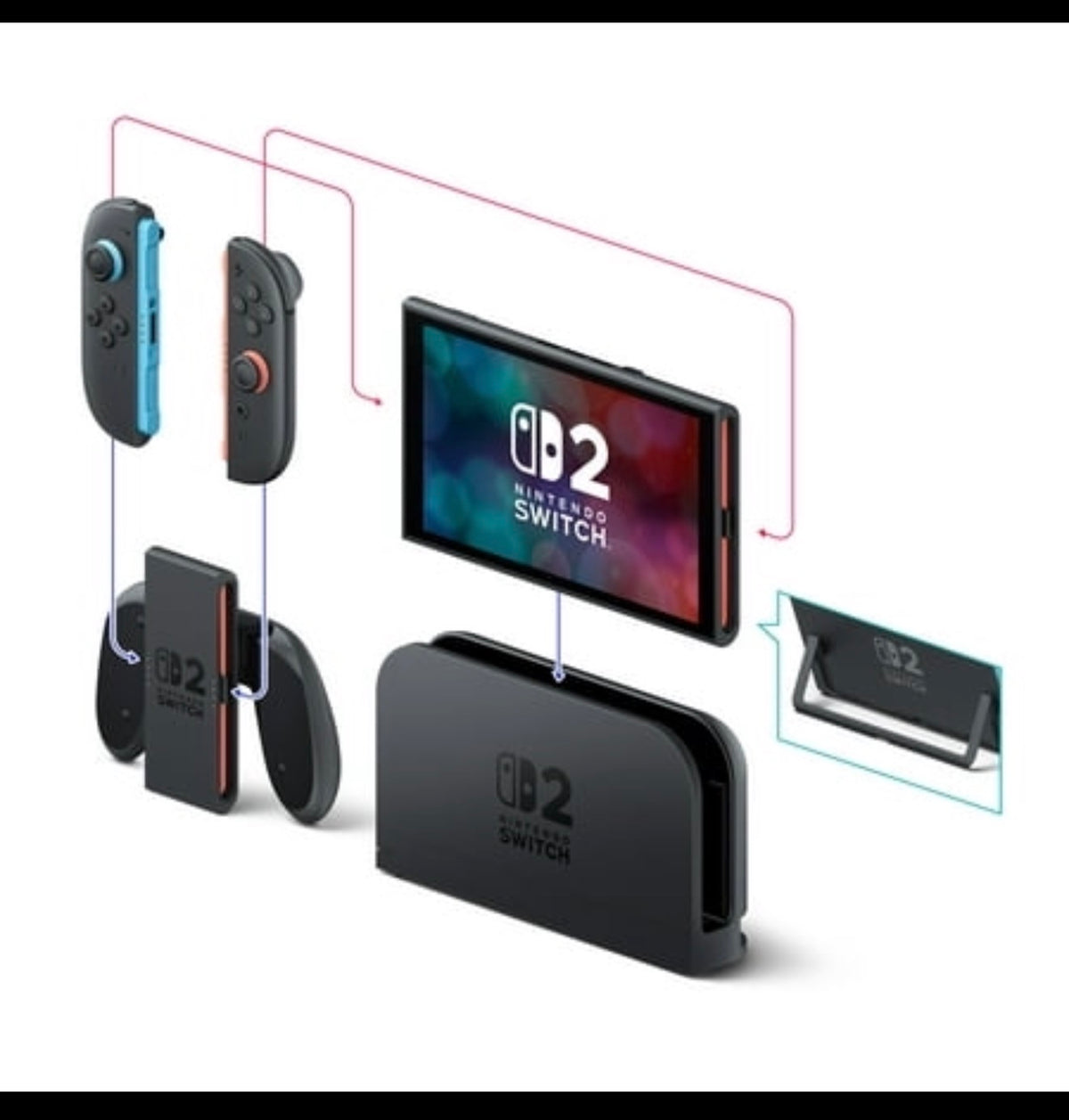 Nintendo Switch Console (Neon Blue and Neon Red / Gray)